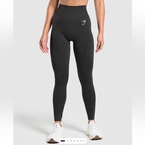 Gymshark Black High-Waisted Leggings for Performance